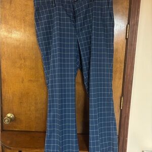 FootJoy Navy and White Plaid Pants